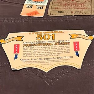 NWT Rare Vintage Levi’s 501 Button Fly Jeans (1994) 38X30 Made In USA